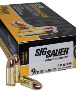 Sig Ammo 9MM 115Gr Elite Ball FMJ 50rd Bax