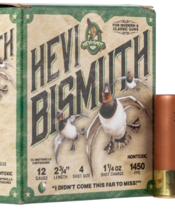 Hevishot Hevi-Bismuth Waterfowl 12 Ga, 2.75", 1 1/4oz, 4 Shot, 25rd Box