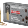 PPU Rangemaster 5.56x45mm NATO, 55gr, FMJBT, 20rd Box