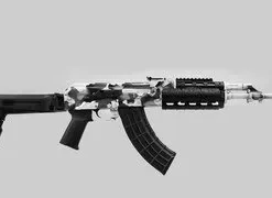 Zastava ZPAP M70 AK-47 Rifle 7.62x39 - 16.25" - White Camo