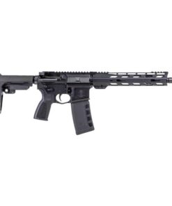 PSA "Sabre" Forged 10.5" 5.56 FN CHF CL with 10" Knurled Slant Rail Pistol w/SBA-3 Brace - Black
