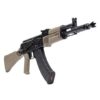 AK-104 Side Folding Rifle w/Pinned and Welded Spiked Extended Booster, FDE