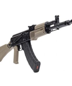 AK-104 Side Folding Rifle w/Pinned and Welded Spiked Extended Booster, FDE