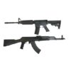 PSA 5.56 M4 Classic AR-15 & PSA AK-47 GF3 Classic Polymer Rifle With Matching Serial Numbers