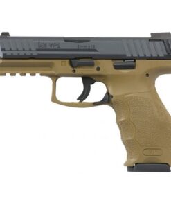 HK VP9 9mm Pistol With Night Sights, FDE/Black