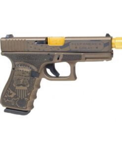 Glock G19 Gen4 Compact "Trump" Edition 9mm Pistol, Threaded Barrel