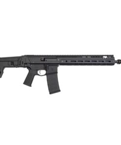 PSA 14.5" JAKL Rifle Length 5.56 1:7 Nitride HUXWRX Flash Hider MOE SL EPT F5 Stock Rifle, Black