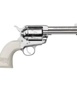 Pietta 1873 Trump 4.75" .45 Long Colt 6rd Revolver, Nickel