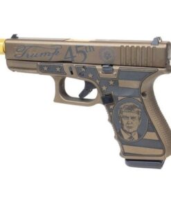 Glock 19 Gen3 Trump 9mm Pistol, Burnt Bronze