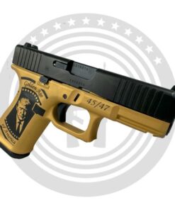 Glock G19 Gen5 Trump Victory / Golden Age 4" 9mm 15rd Pistol, Gold / Black