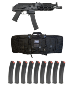 PSA AK-V MOE Picatinny 9mm Pistol w/ 10 Mags & PSA Bag