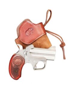 Bond Arms Grizzly 3" 45 LC / 410 Bore Two Shot Pistol w/ Holster, Rosewood Grips