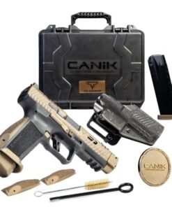 Canik TTI Combat 9mm 4.6" 18rd Pistol w/MeCanik MO3, Bronze / Black
