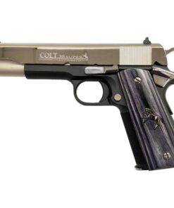 Colt 1911 JAL Dark Horse 38 Super 5" 8rd, Nickel/Black