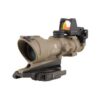 Trijicon ACOG 4x32mm Illuminated Amber .223 BDC Crosshair Rifle Scope w/ RMR